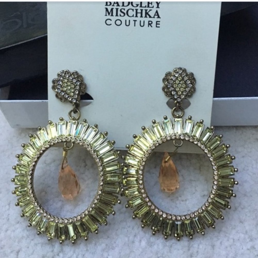 In Search of these Badgley Mischka earrings